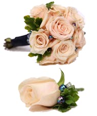 Blush Rose Hand Tied Bouquet