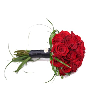 Grand Red Rose Hand Tied Bouquet - Neubauer's Flowers